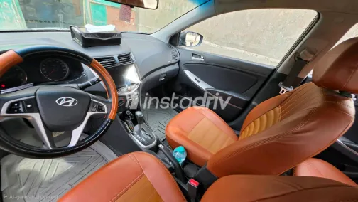 Hyundai Solaris 2016 Brown Automatic Used for Sale in Greater Cairo ( Cairo + Giza) - 4