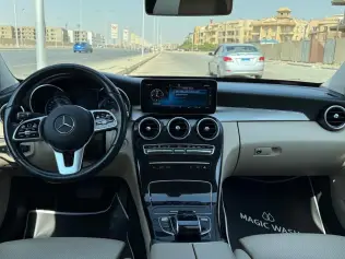 Mercedes C 180 2020 White Automatic Used for Sale in Greater Cairo ( Cairo + Giza)