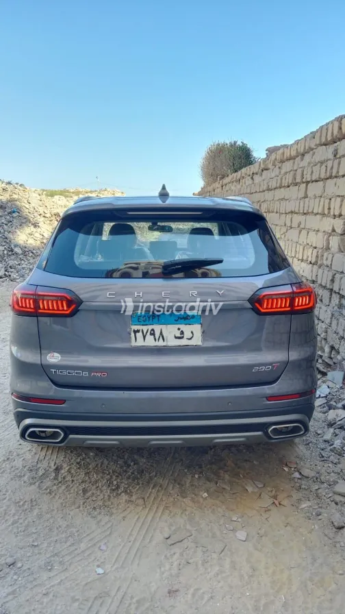 Chery Tiggo 8 Pro 2023 Gray Automatic Used for Sale in Greater Cairo ( Cairo + Giza) - 2