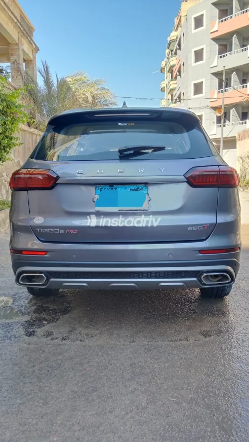 Chery Tiggo 8 Pro 2023 Gray Automatic Used for Sale in Greater Cairo ( Cairo + Giza) - 5