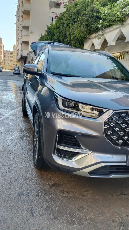 Chery Tiggo 8 Pro 2023 Gray Automatic Used for Sale in Greater Cairo ( Cairo + Giza) - 9