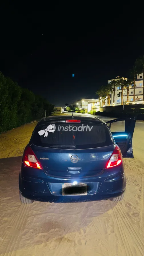 Opel Corsa 2013 Blue Automatic Used for Sale in Greater Cairo ( Cairo + Giza) - 3