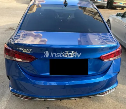 Hyundai Accent HCI 2021 Blue Automatic Used for Sale in Greater Cairo ( Cairo + Giza) - 2