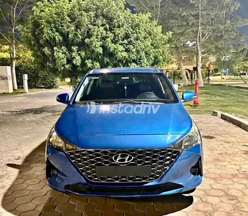 Hyundai Accent HCI 2021 Blue Automatic Used for Sale in Greater Cairo ( Cairo + Giza) - 8