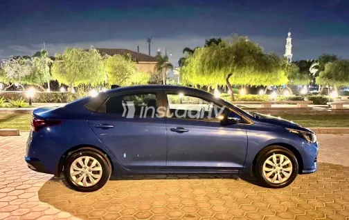 Hyundai Accent HCI 2021 Blue Automatic Used for Sale in Greater Cairo ( Cairo + Giza) - 10