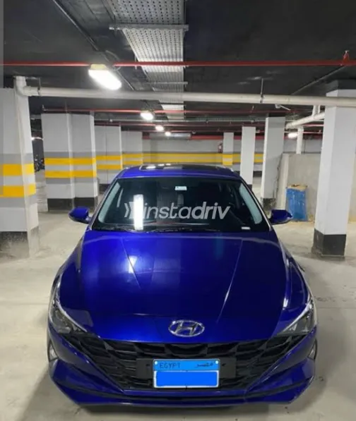 Hyundai Elantra CN7 2022 Blue Automatic Used for Sale in Greater Cairo ( Cairo + Giza) - 1