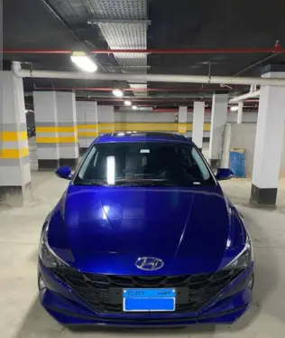 Hyundai Elantra CN7 2022 Blue Automatic Used for Sale in Greater Cairo ( Cairo + Giza)
