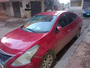 Nissan Sunny 2018 Red Automatic Used for Sale in Greater Cairo ( Cairo + Giza)