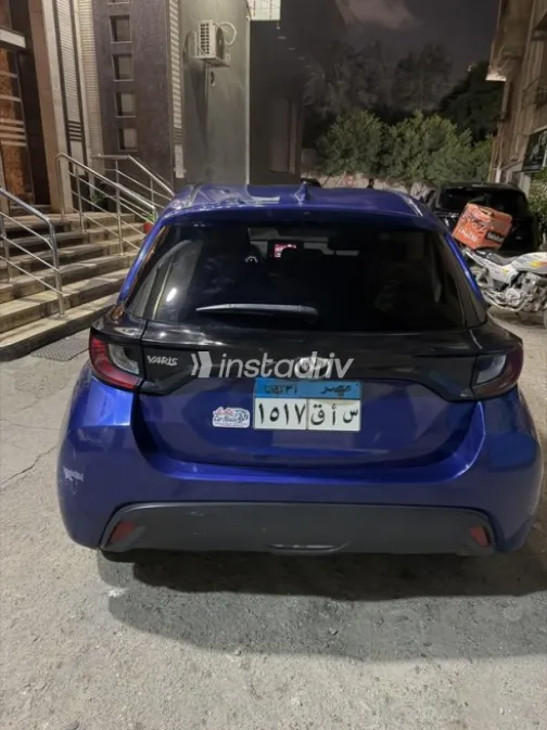Toyota Yaris 2021 Dark Blue Automatic Used for Sale in Alexandria - 1