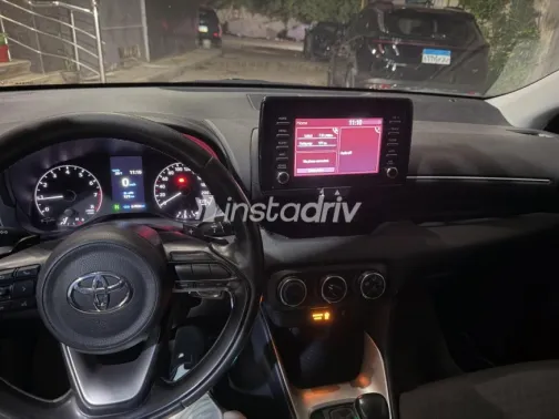 Toyota Yaris 2021 Dark Blue Automatic Used for Sale in Alexandria - 2