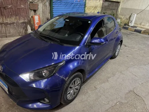 Toyota Yaris 2021 Dark Blue Automatic Used for Sale in Alexandria - 3
