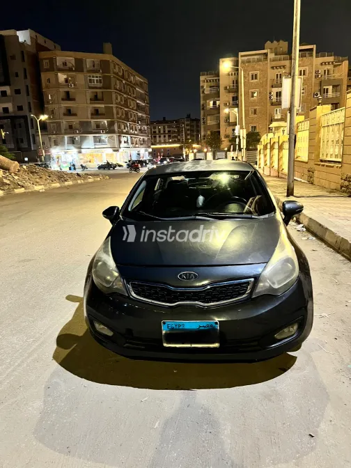 Kia Rio 2014 Gray Automatic Used for Sale in Greater Cairo ( Cairo + Giza) - 2
