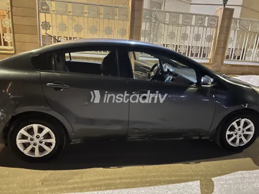 Kia Rio 2014 Gray Automatic Used for Sale in Greater Cairo ( Cairo + Giza) - 3