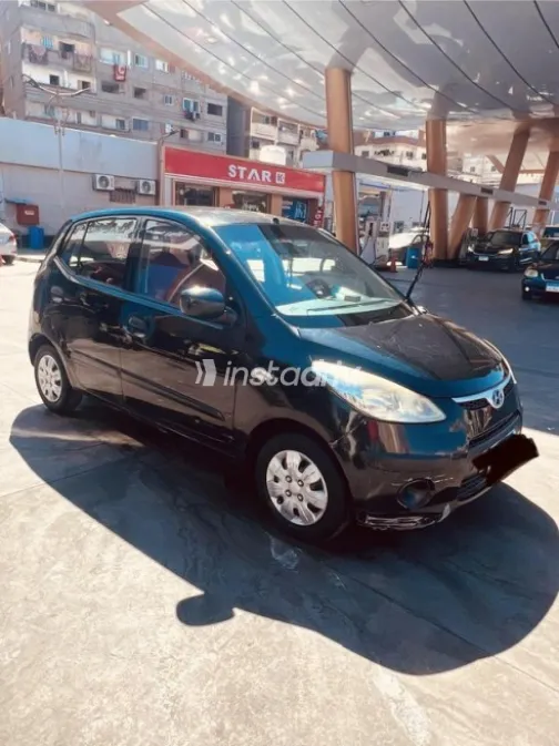 هيونداي I10 2008 أسود يدوي مستعملة للبيع في الإسكندرية - 1