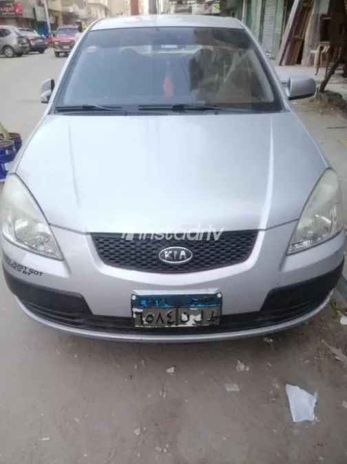Kia Rio 2008 Silver Manual Used for Sale in Ismailia - 1