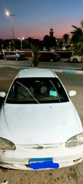 Kia Sephia 2002 White Manual Used for Sale in Greater Cairo ( Cairo + Giza)