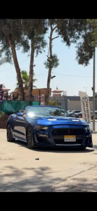 Ford Mustang 2018 Blue Automatic Used for Sale in Mokattam