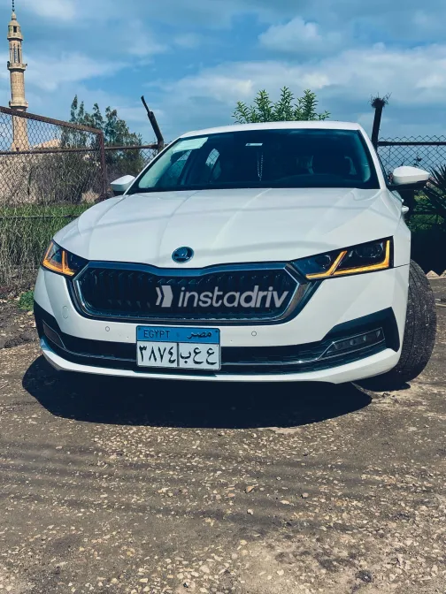 Skoda Octavia 2021 White Automatic Used for Sale in Greater Cairo ( Cairo + Giza) - 5