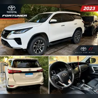 Toyota Fortuner 2023 White Automatic Used for Sale in Greater Cairo ( Cairo + Giza)