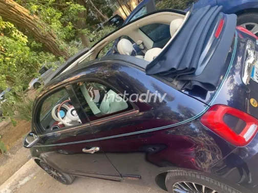 Fiat 500 2018 Dark Blue Automatic Used for Sale in 6 October - 1