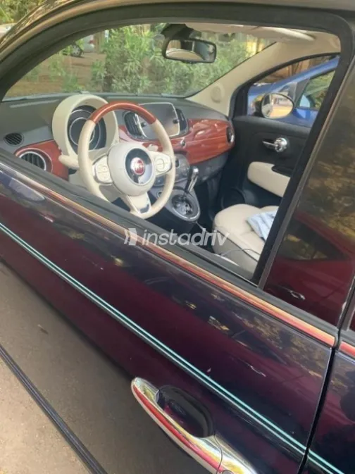 Fiat 500 2018 Dark Blue Automatic Used for Sale in 6 October - 4