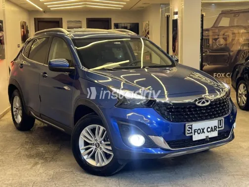 Chery Tiggo 7 2022 Dark Blue Automatic Used for Sale in Pyramids Gardens - 3