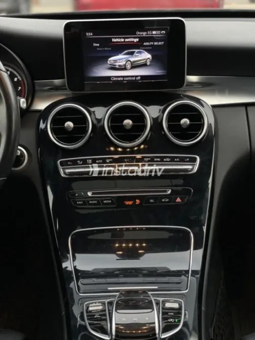Mercedes C 180 2015 Black Automatic Used for Sale in Cairo - 9