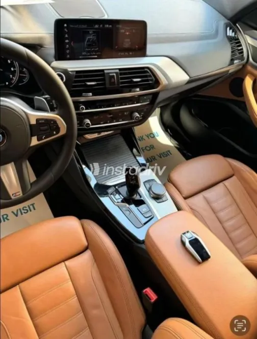 BMW X3 2019 Dark Red Automatic Used for Sale in Cairo - 7