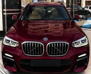 BMW X3 2019 Dark Red Automatic Used for Sale in Cairo
