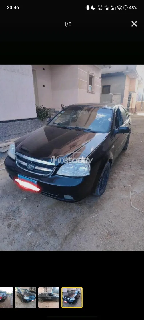 Chevrolet Optra 2008 Black Automatic Used for Sale in Greater Cairo ( Cairo + Giza) - 4