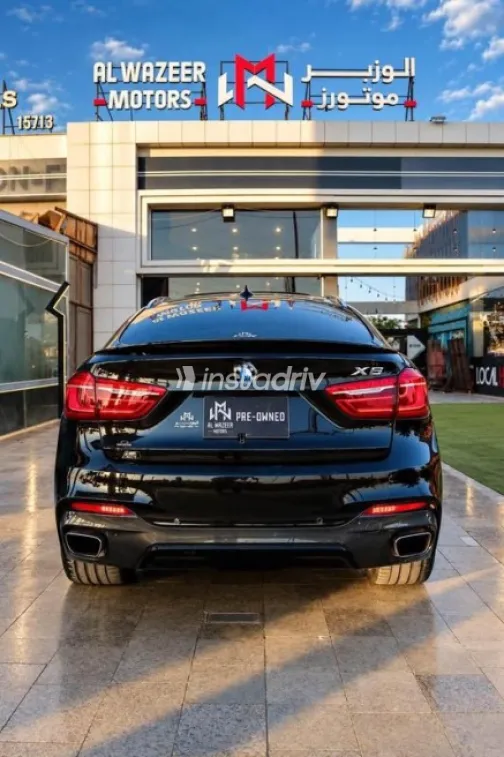 BMW X6 2016 Black Automatic Used for Sale in Sheikh Zayed City - 3