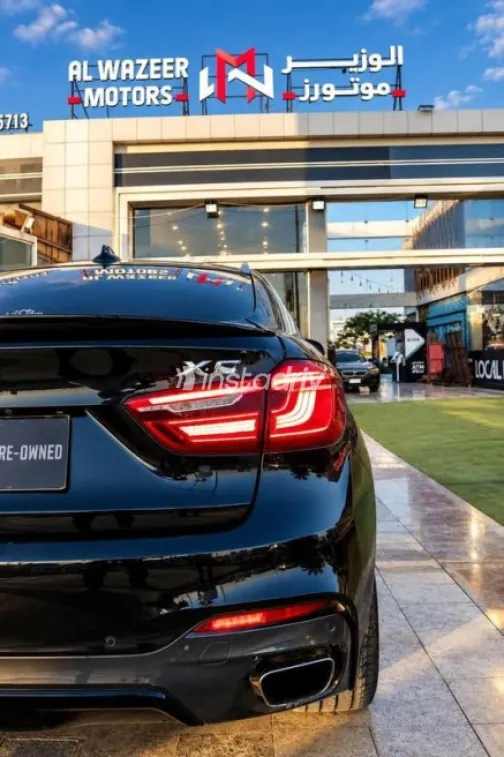 BMW X6 2016 Black Automatic Used for Sale in Sheikh Zayed City - 4