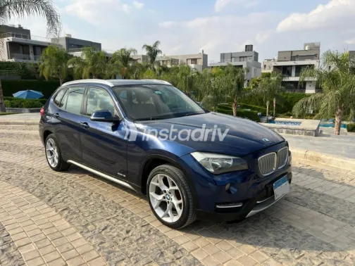 BMW X1 2014 Dark Blue Automatic Used for Sale in Sheikh Zayed City - 1