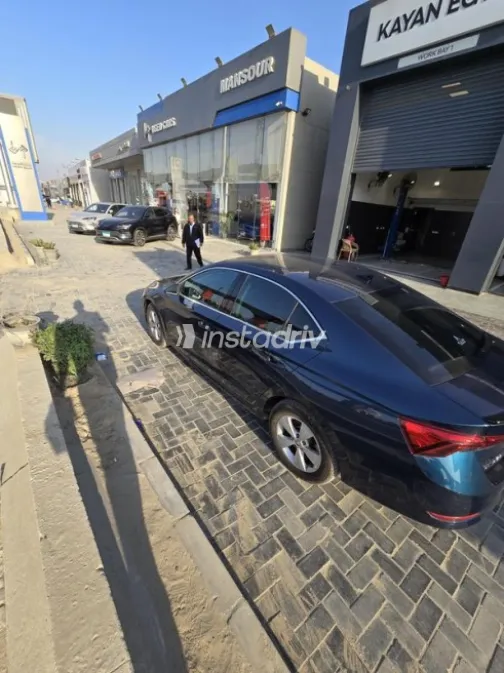 Skoda Octavia 2024 Dark Blue Automatic Used for Sale in Kafr Shukr - 4