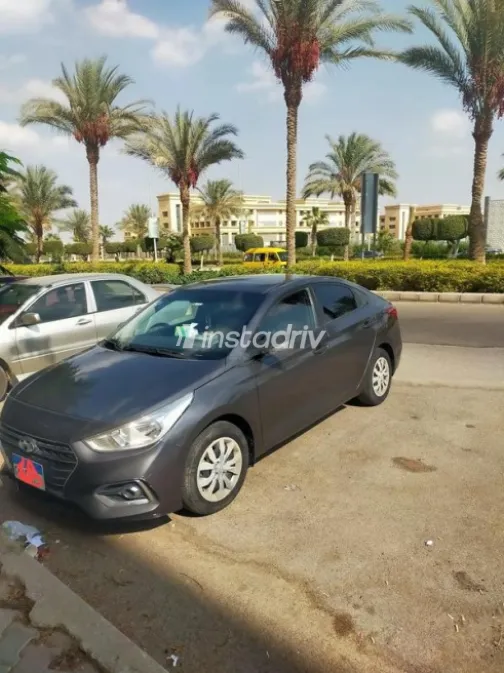Hyundai Accent HCI 2020 Gray Automatic Used for Sale in 6 October - 4