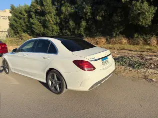 Mercedes C 180 2018 White Automatic Used for Sale in Greater Cairo ( Cairo + Giza)
