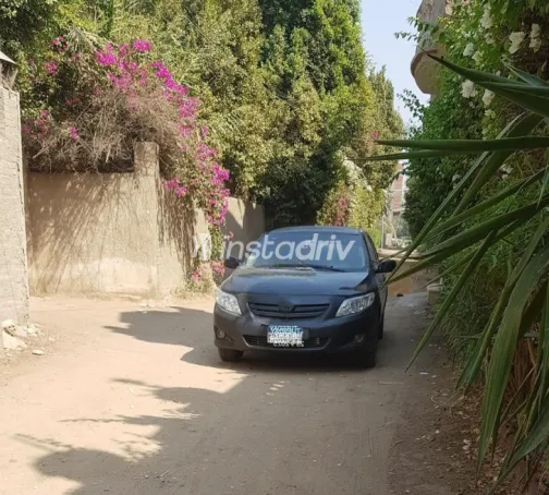 Toyota Corolla 2008 Black Manual Used for Sale in Giza - 4