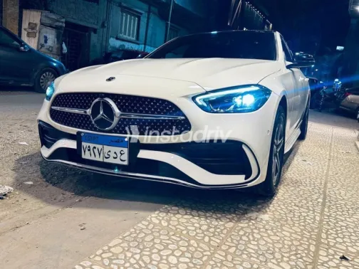 Mercedes C 180 2023 White Automatic Used for Sale in Alexandria - 2