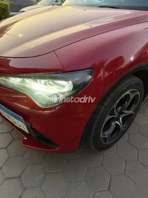 Alfa Romeo Stelvio 2024 Red Automatic Used for Sale in Cairo - 4