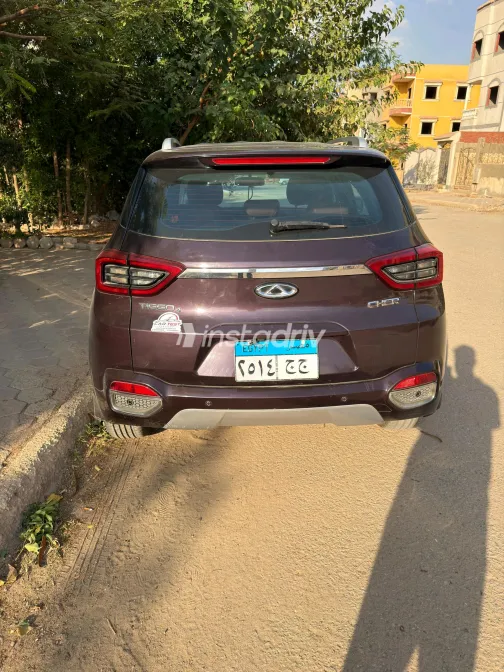 Chery Tiggo 2019 Purple Automatic Used for Sale in Greater Cairo ( Cairo + Giza) - 1