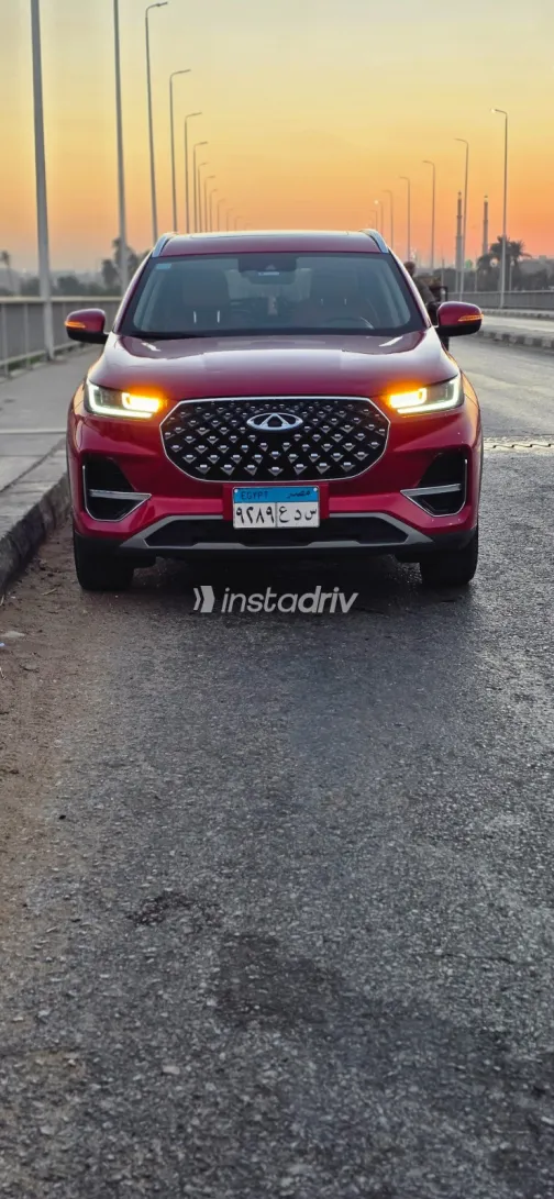 Chery Tiggo 8 Pro 2022 Red Automatic Used for Sale in Greater Cairo ( Cairo + Giza) - 4