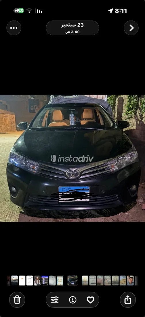 Toyota Corolla 2016 Black Automatic Used for Sale in Greater Cairo ( Cairo + Giza) - 2