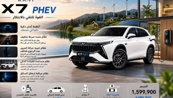 Kaiya X7 PHEV 2027 Price Drops by EGP 50,000 in Egypt
