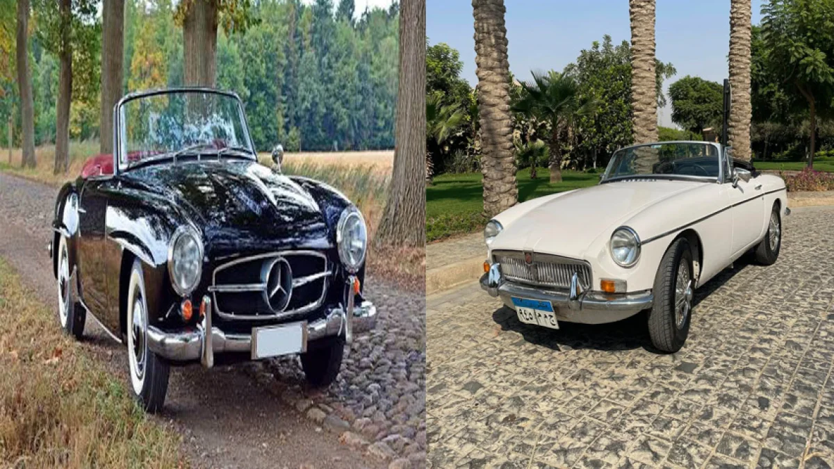 Classic Showdown: MG B Roadster 1971 vs Mercedes 190 SL 1960