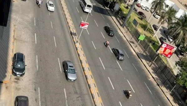 Traffic Flows Across Cairo and Giza with Localized Congestion in Business Districts