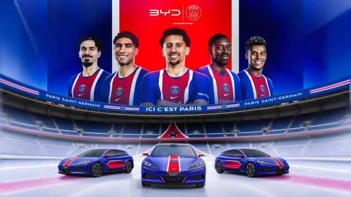 BYD Becomes Official Mobility Partner of Paris Saint-Germain Until 2029 in New Strategic Partnership