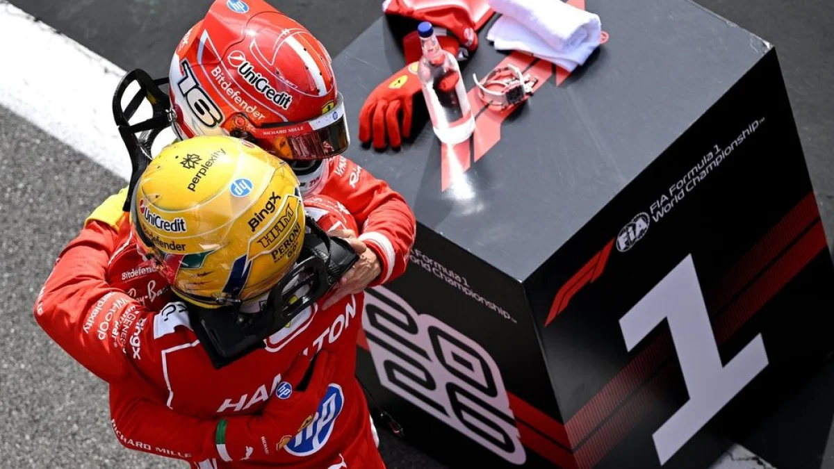 Ferrari Fined $33,500 After Hamilton Hits Mechanic at Belgian Grand Prix