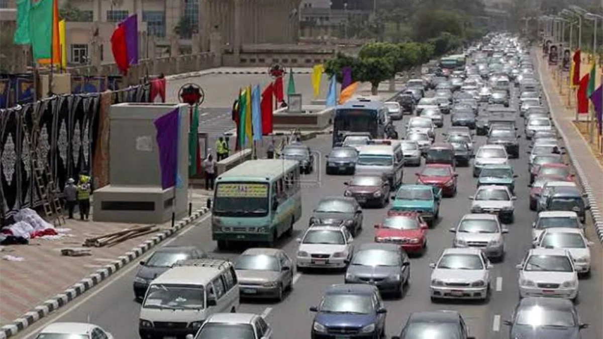 Heavy Traffic Jam on October Bridge, Salah Salem, and Ring Road This Morning