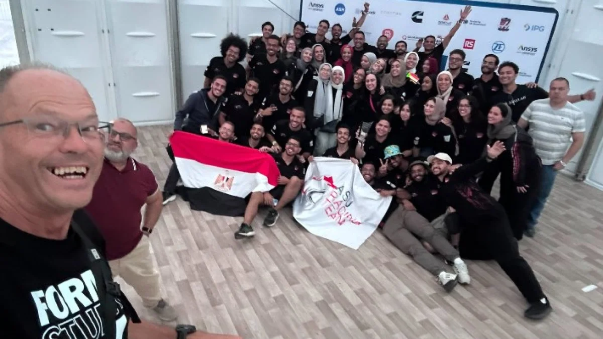 Ain Shams Engineering Students Win First Place Worldwide in AI Track at Formula Student Competition