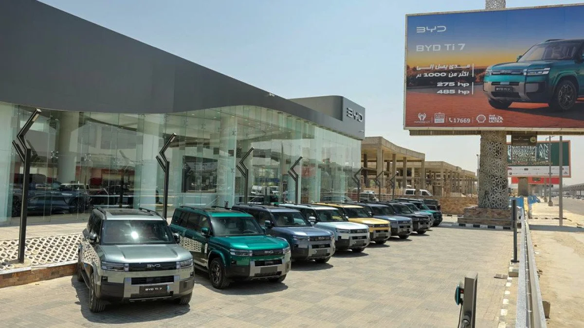 بي واي دي تتصدر سوق السيارات الكهربائية والهجينة في مصر بـ 8 طرازات جديدة